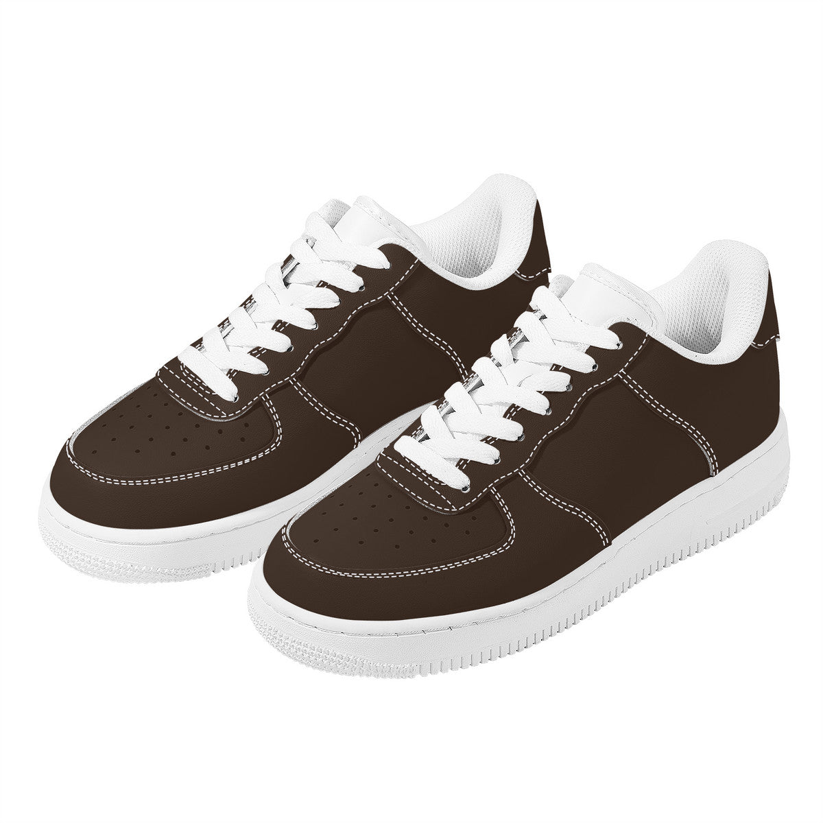 Brown Low Top Unisex Sneaker