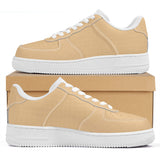 Tan Low Top Unisex Sneaker