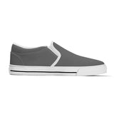 Puter Gray Unisex Slip-on Shoes