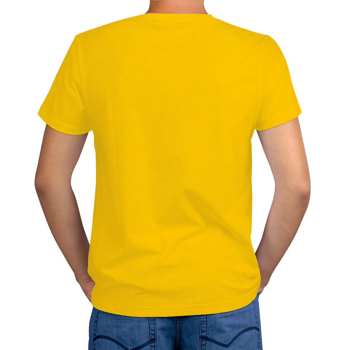 Yellow Print  swag T-Shirt