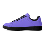 Purple Unisex Premium Synthetic Leather Sneakers