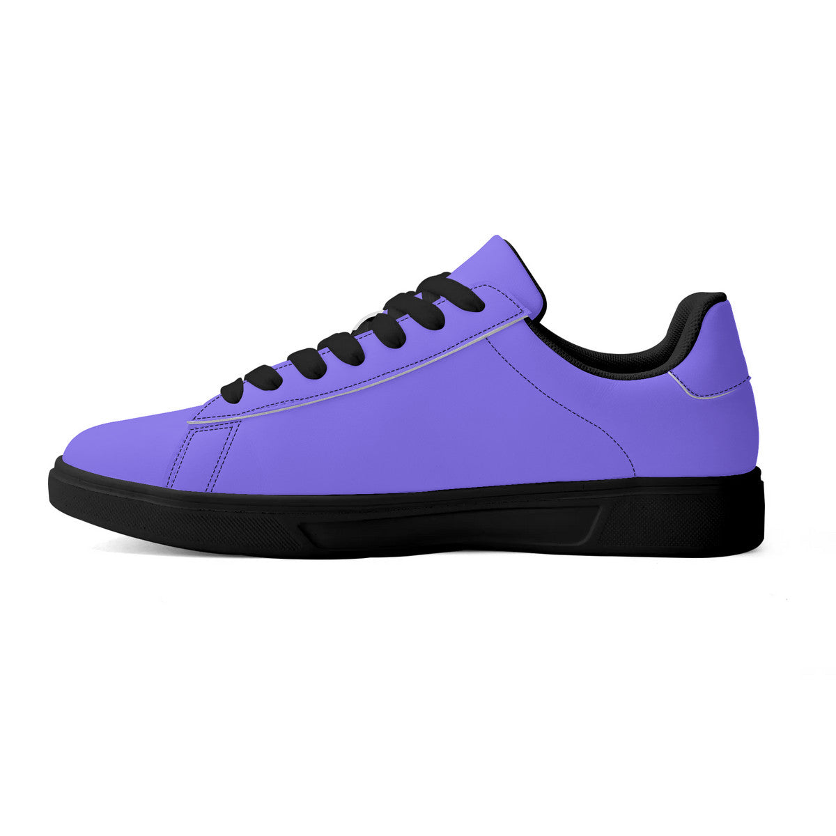 Purple Unisex Premium Synthetic Leather Sneakers