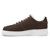 Brown Unisex Microfiber Sneakers