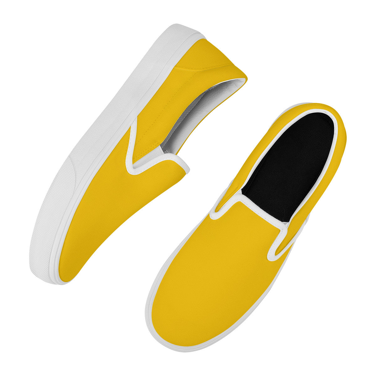 Bannana Yellow Skate Slip On Shoes