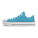 Blue Unisex Classic Low Top Canvas Shoes
