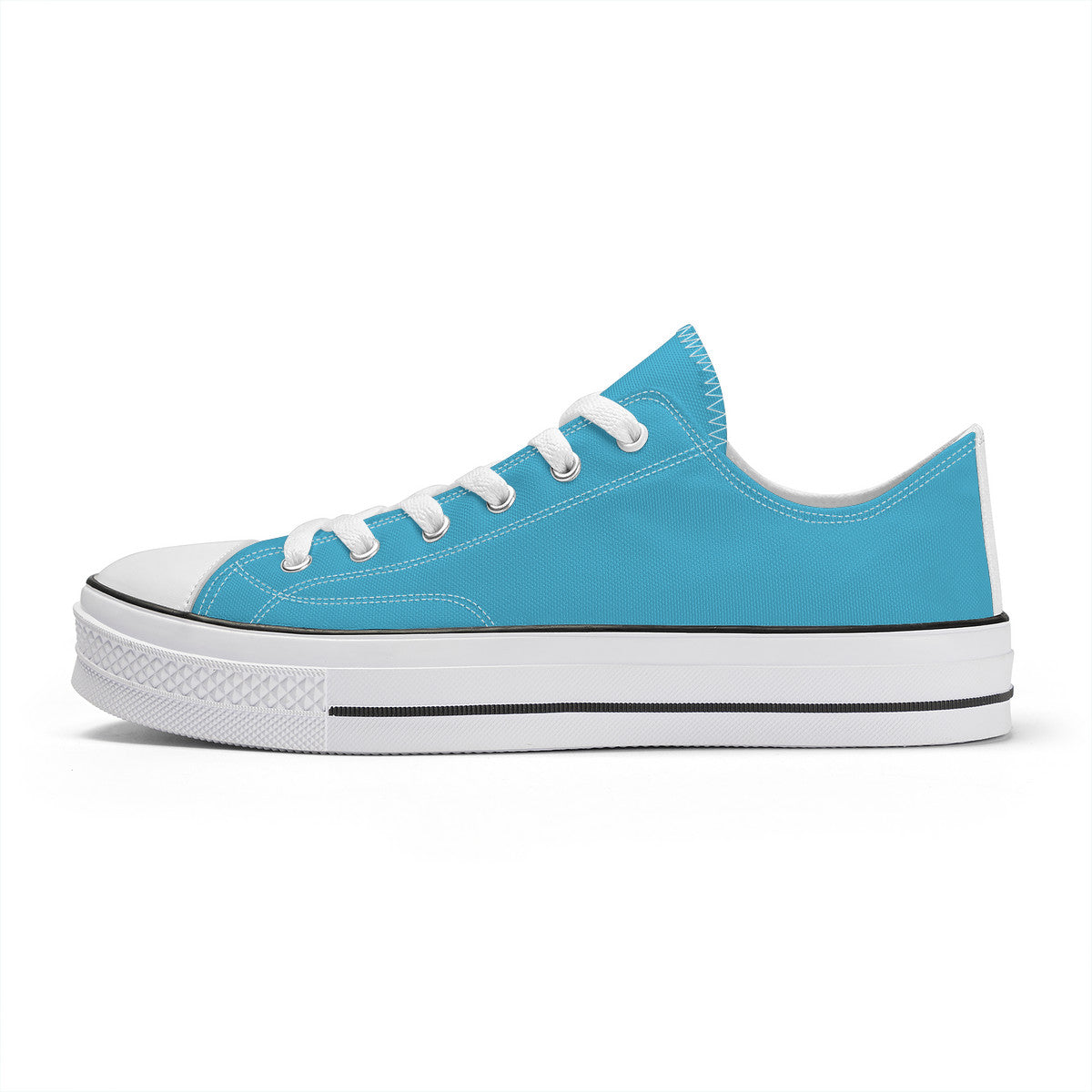 Blue Unisex Classic Low Top Canvas Shoes