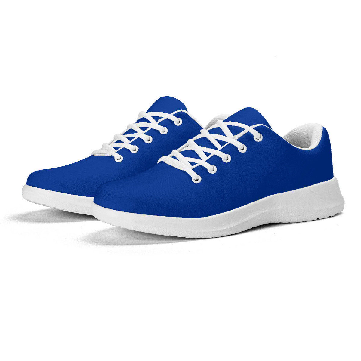 Navy Blue Unisex Flat Tennis Sneakers Athletic Running Shoes