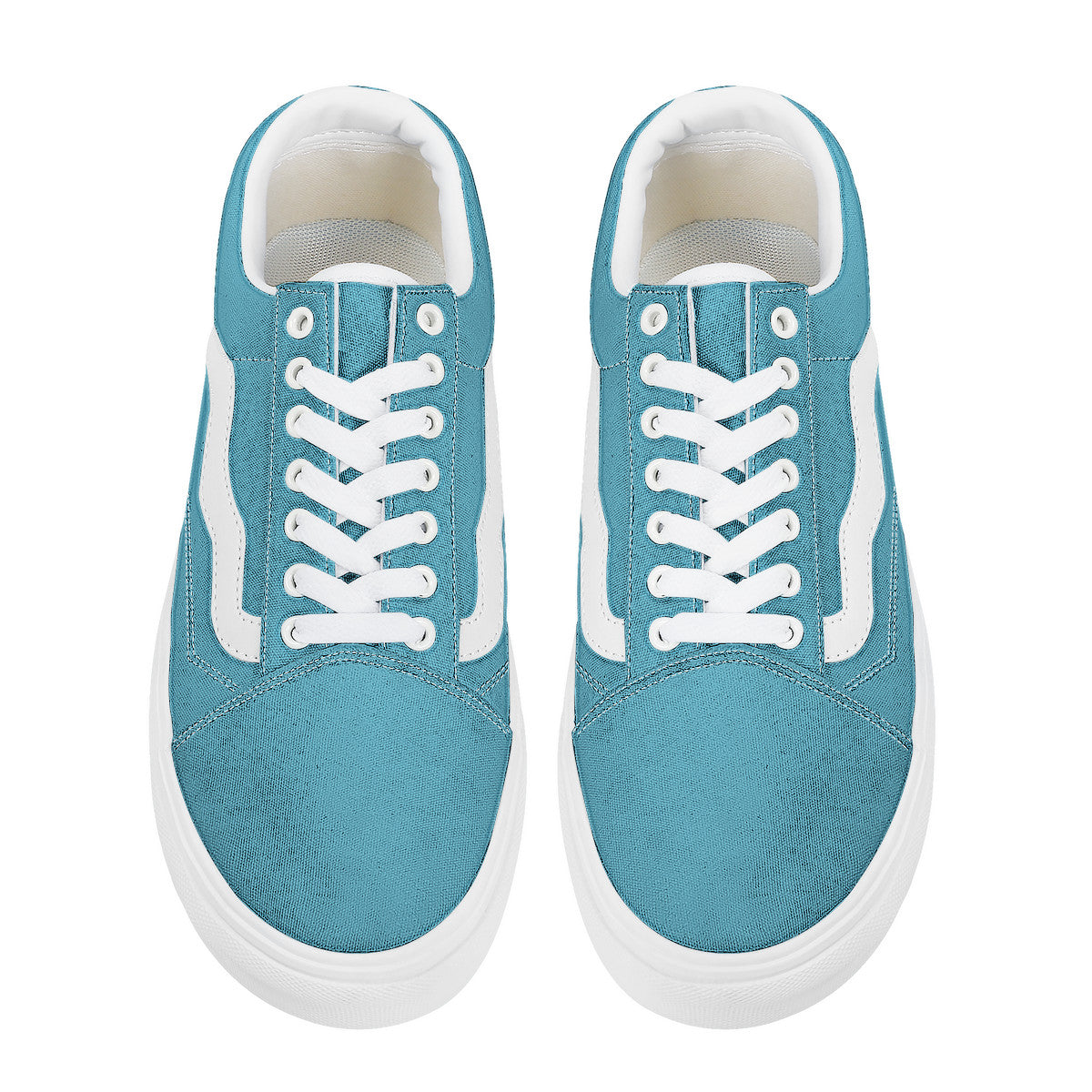 Blue Low Top Flat Sneaker