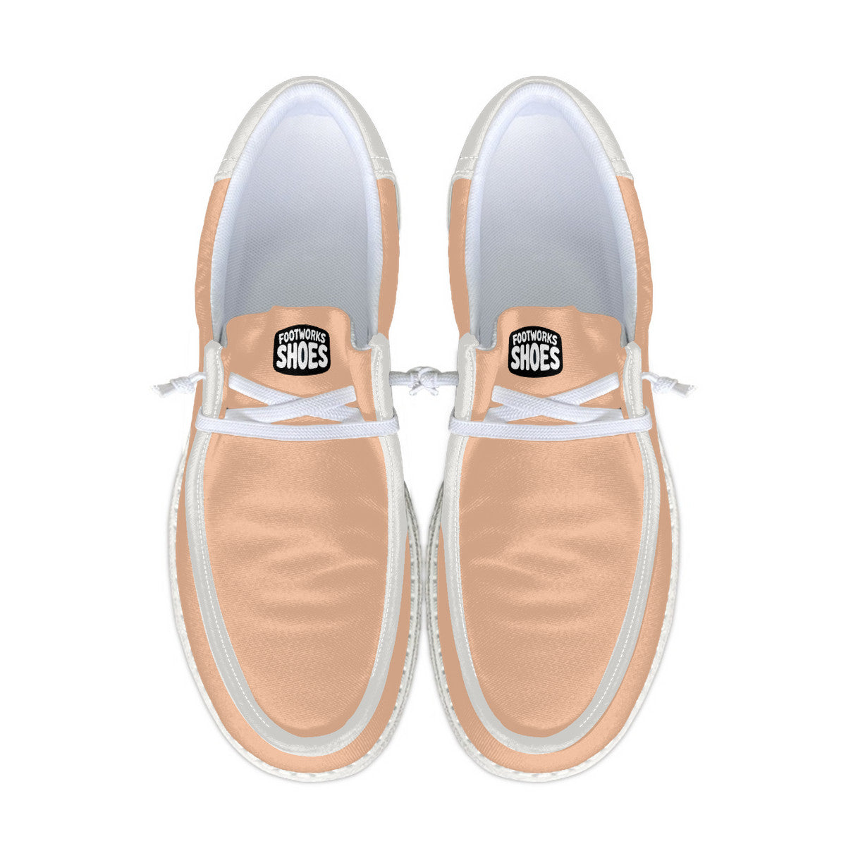 Coral Unisex Canvas Loafers