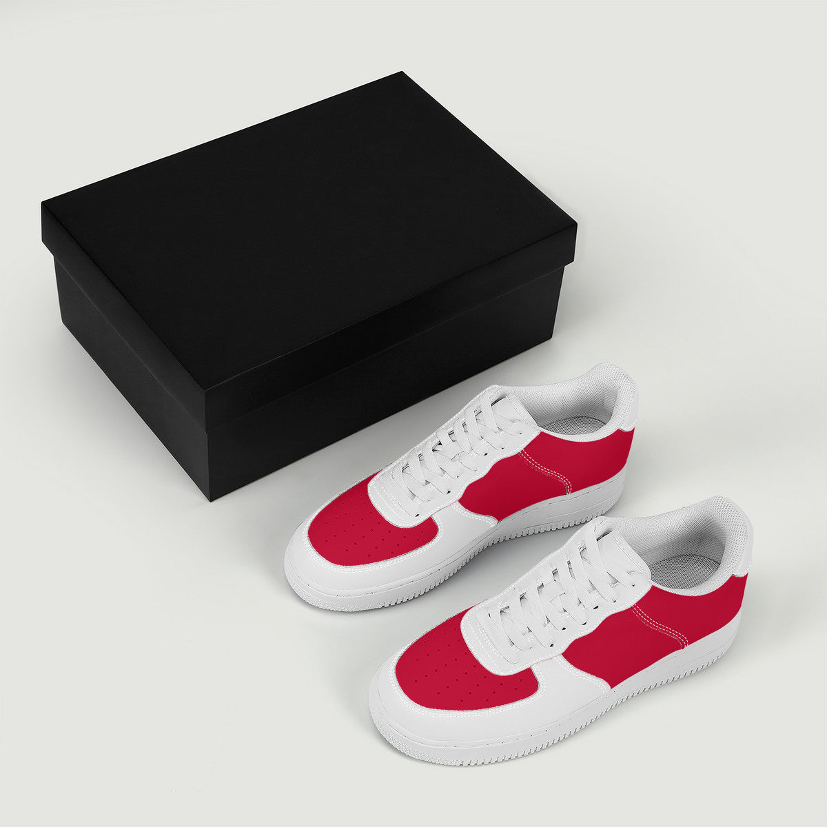 Red Low Top Unisex Sneaker