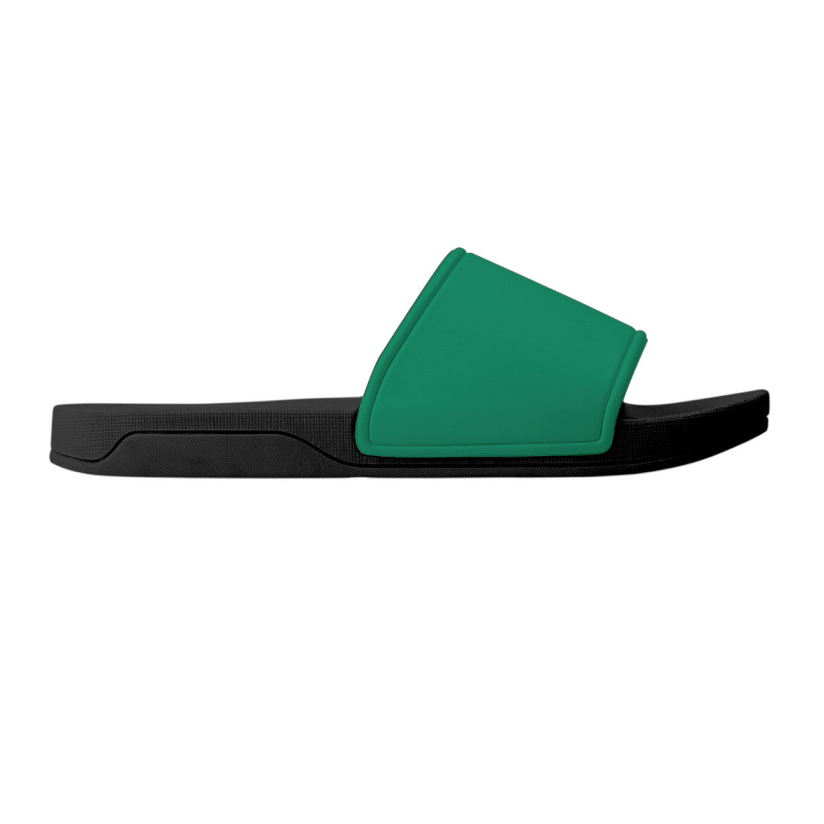 Green Slide Sandals
