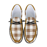 Brown Unisex Canvas Loafers