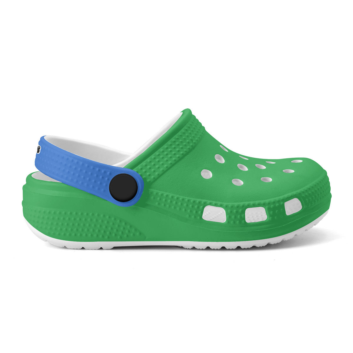 Kid's Green and Blue Casual Clogs