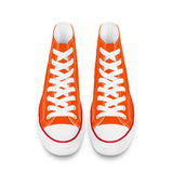 Orioles Orange High Top Canvas Shoes
