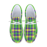 Green Explosion Unisex Canvas Loafers