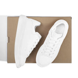 White Heighten Low Top Shoes