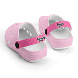 Kid's Light Pink and Fushia Casual Clogs