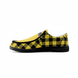 Unisex Yellow Canvas Loafers