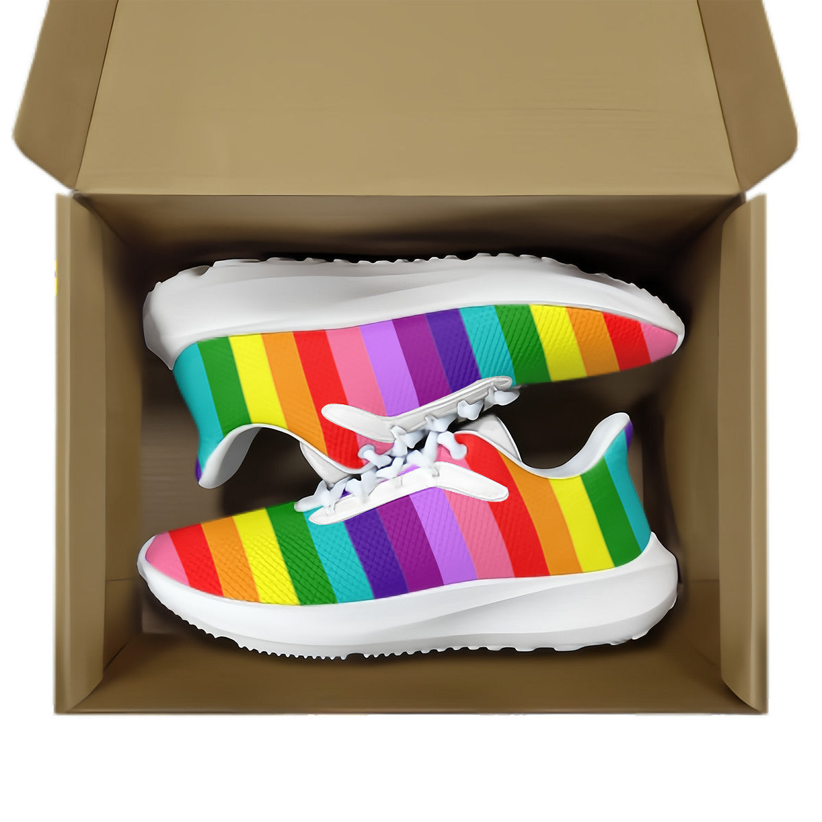 LGTBQ Flags Unisex Lace Up Running Shoes