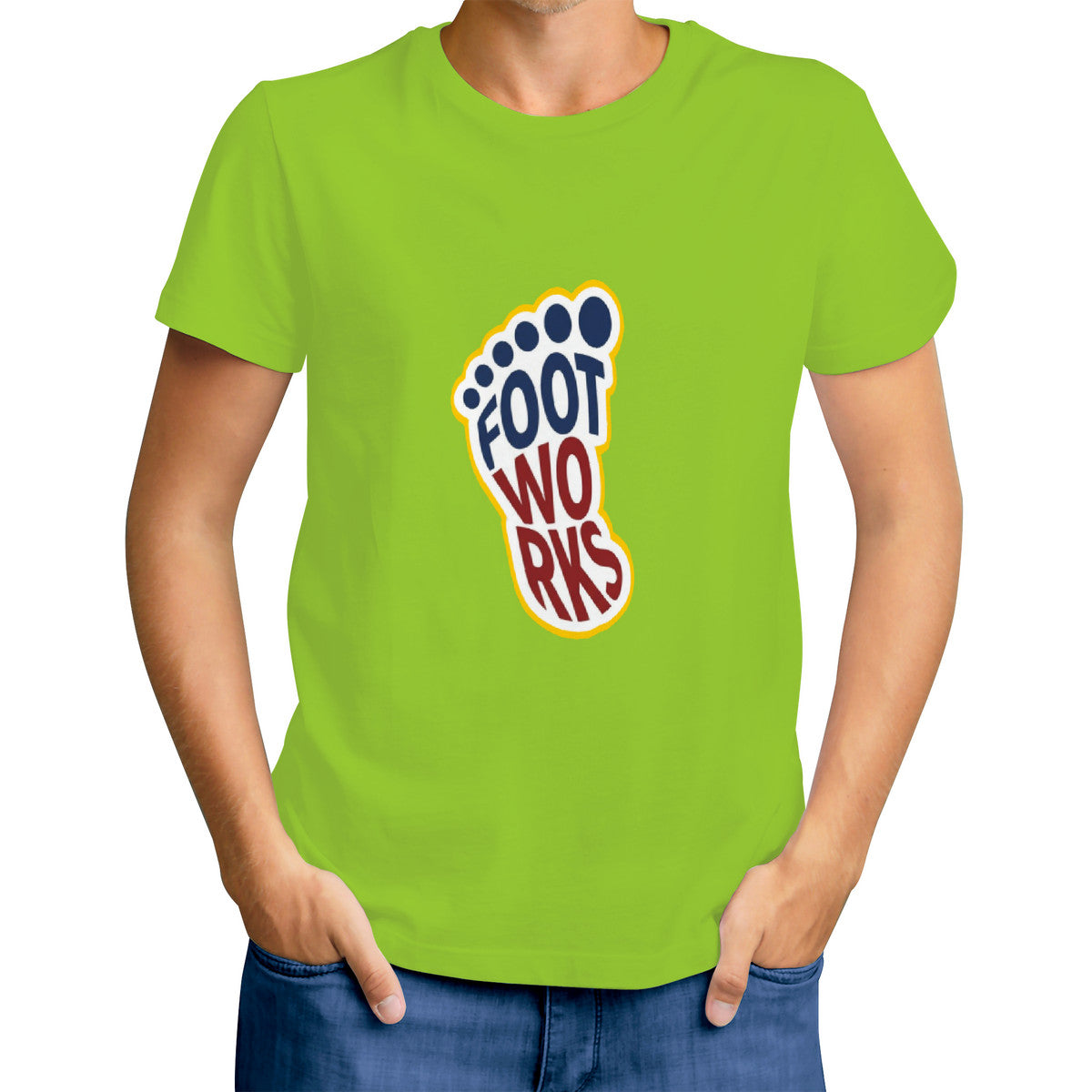 Green Print  swag T-Shirt