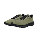 Olive Green Unisex Lace Up Running Shoes