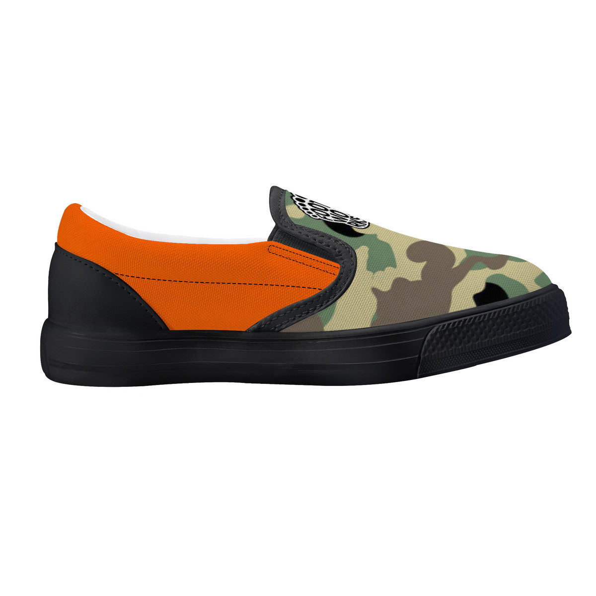 Camo Pattern Kids Slip-on shoes