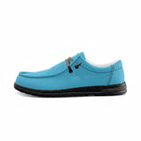 Blue Canvas Loafers