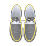 Unisex gray Canvas Loafers