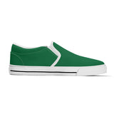 Green Unisex Slip-on Shoes