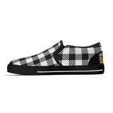 Buffalo Check Unisex Slip-on Shoes