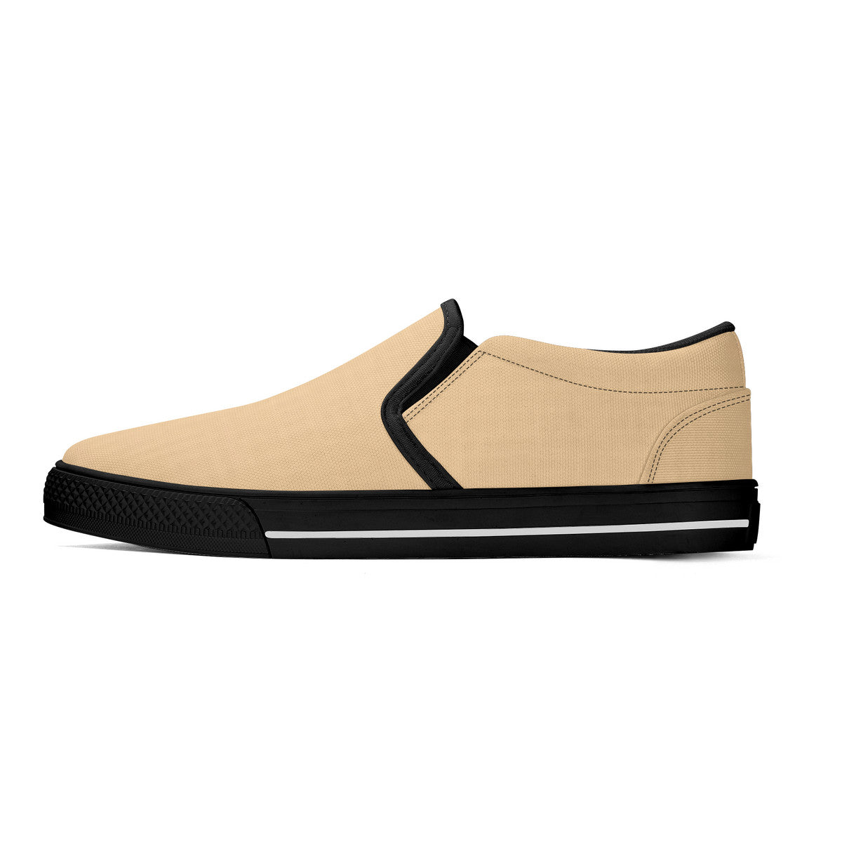 TanUnisex Slip-on Shoes