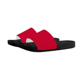 Trendy Red Slide Sandals