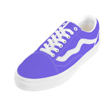 Purple Low Top Flat Sneaker