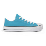 Blue Unisex Classic Low Top Canvas Shoes