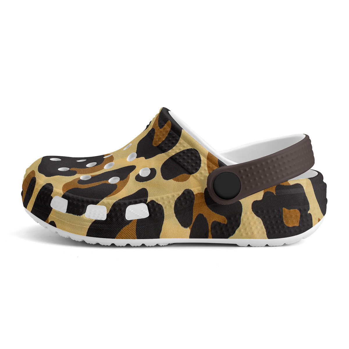 Kid's Leopard Pattern Casual Clogs