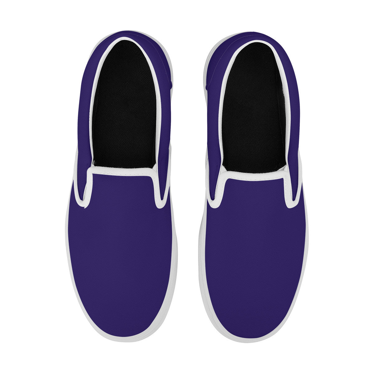 Ravens Purple Skate Slip On Shoes