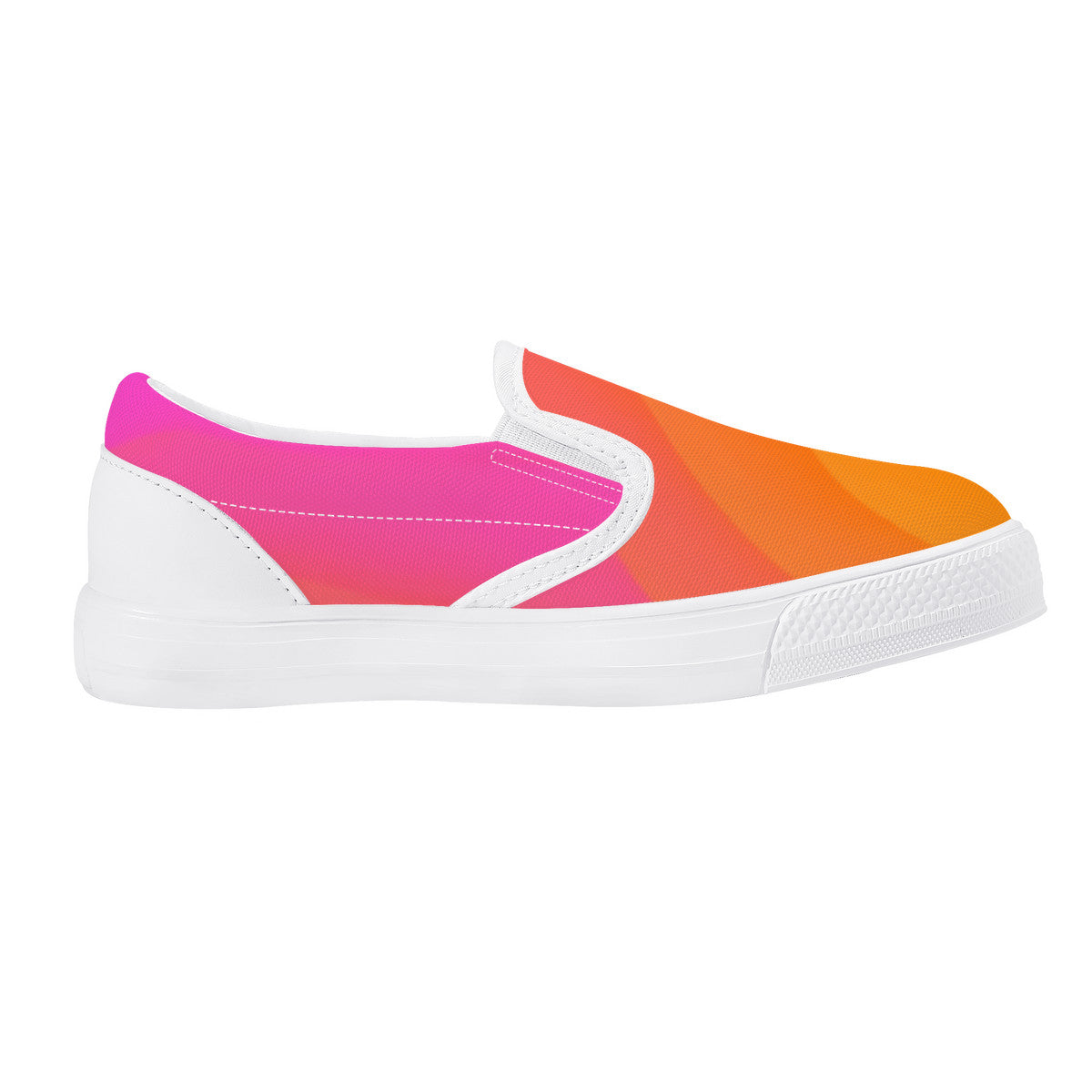 Orange and Pink Kids Slip-on shoes