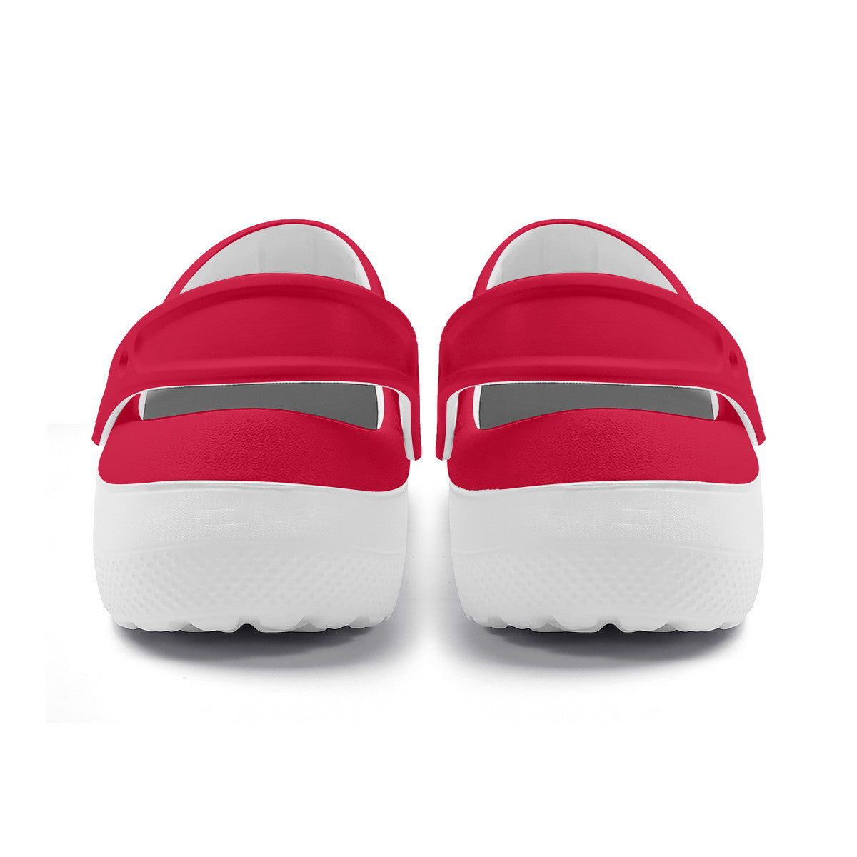 Red Unisex Lightweight Nursing Clogs
