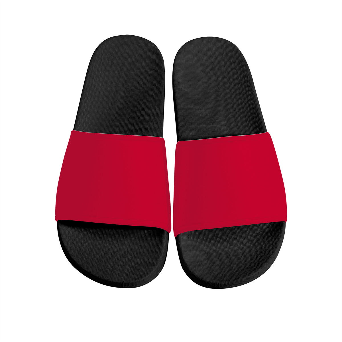Trendy Red Slide Sandals