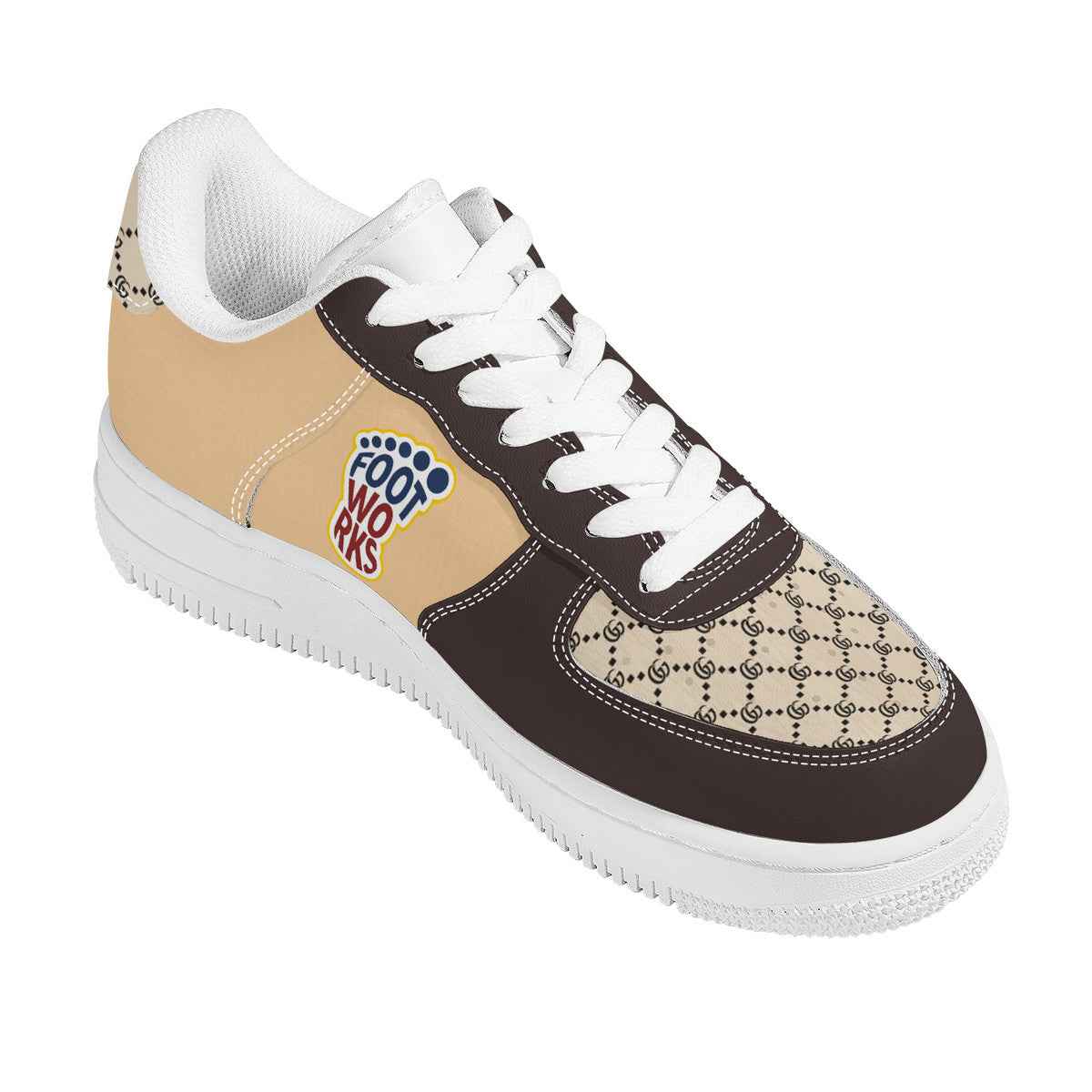 Brown Low Top Unisex Sneaker