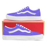 Purple Low Top Flat Sneaker