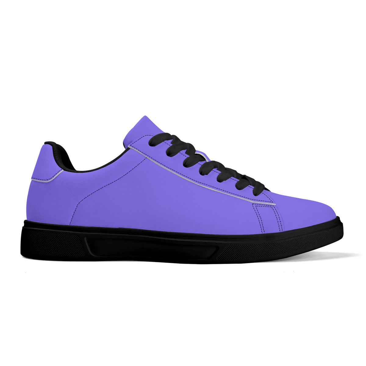 Purple Unisex Premium Synthetic Leather Sneakers
