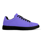 Purple Unisex Premium Synthetic Leather Sneakers