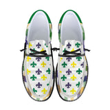 Patterned Unisex Canvas Loafers