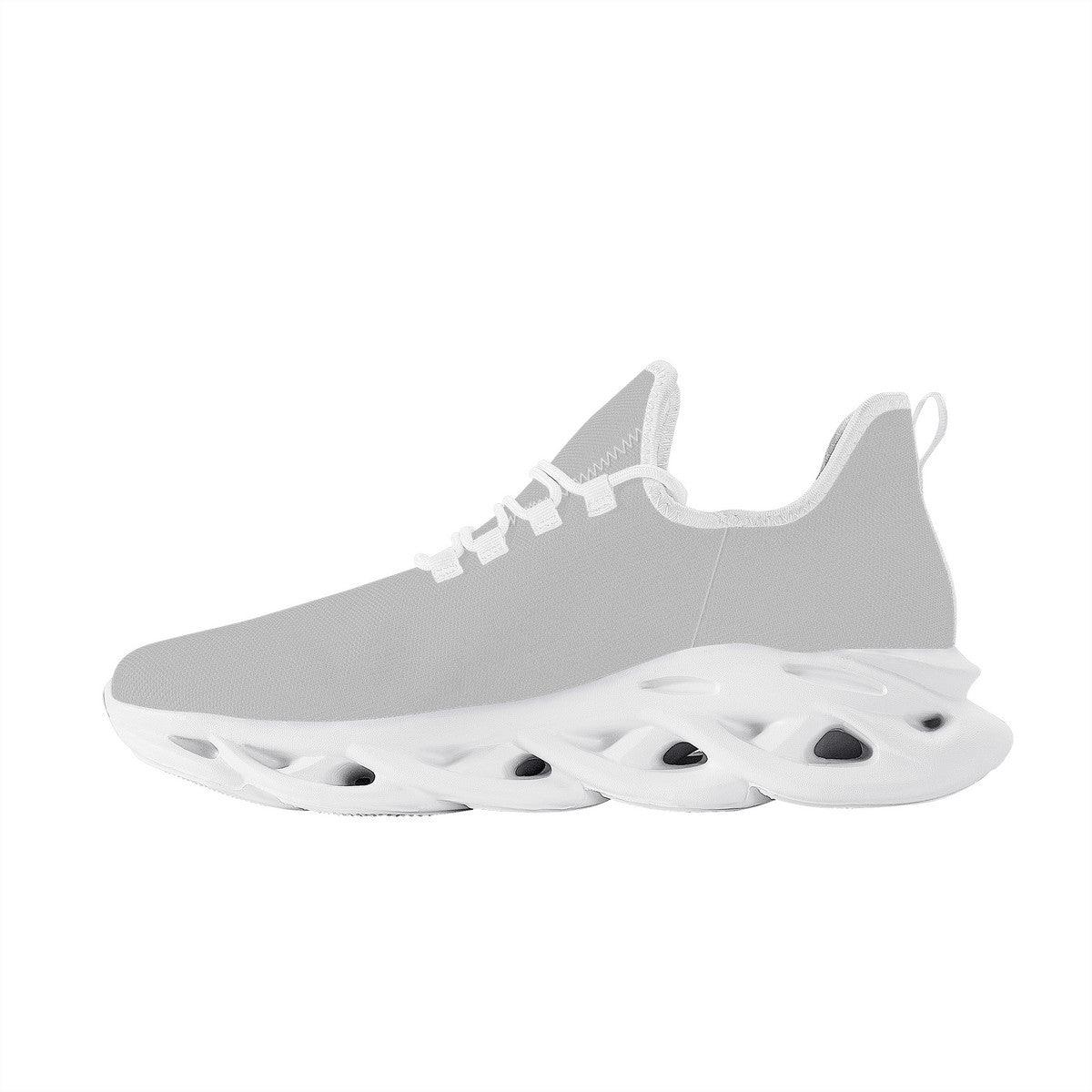 Gray Flex Control Sneaker - White