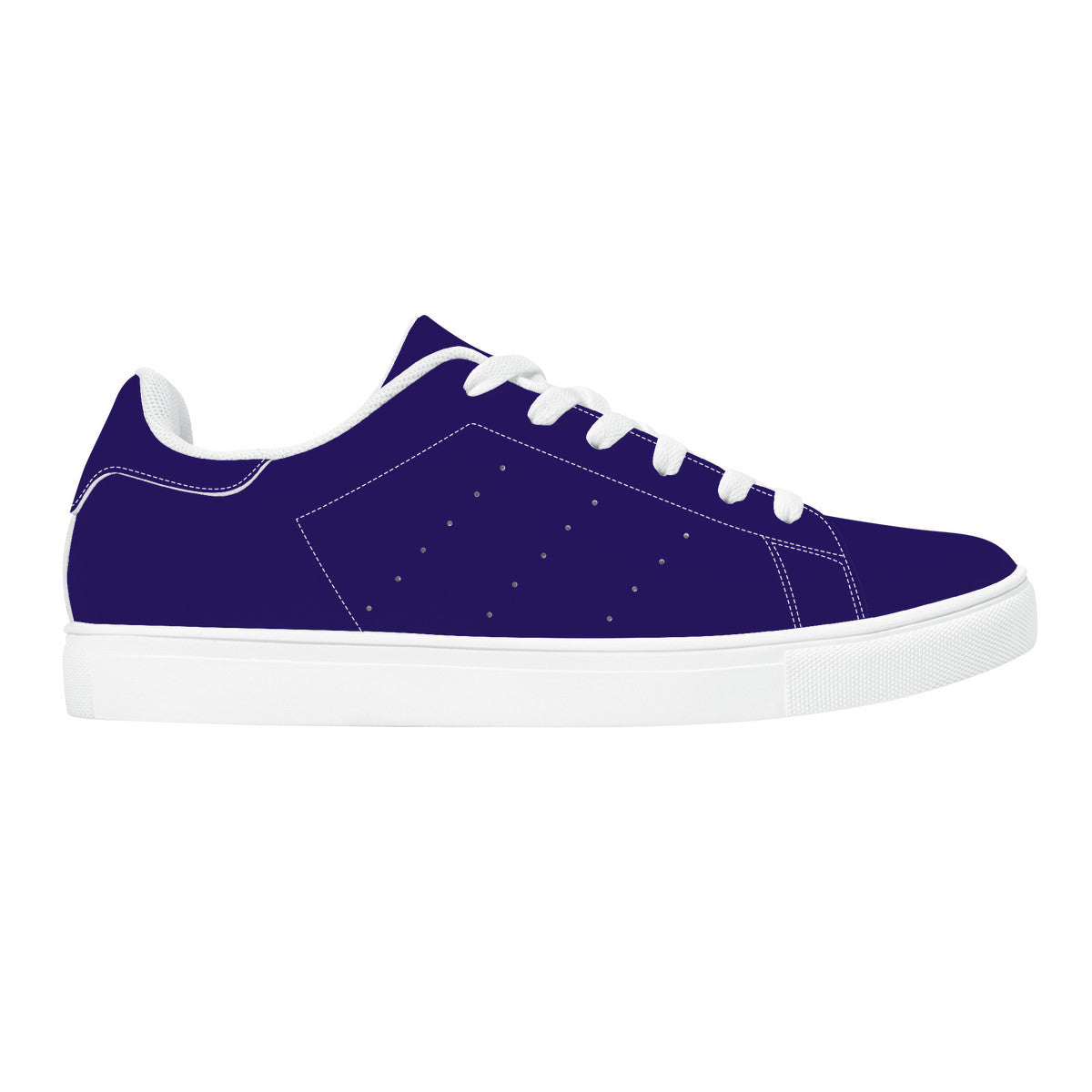 Ravens Purple Low-Top Synthetic Leather Sneakers