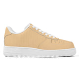 Tan Unisex Microfiber Sneakers