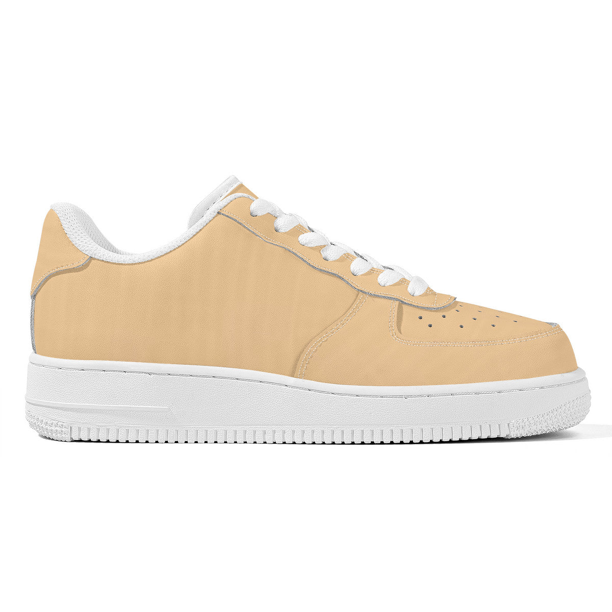 Tan Unisex Microfiber Sneakers