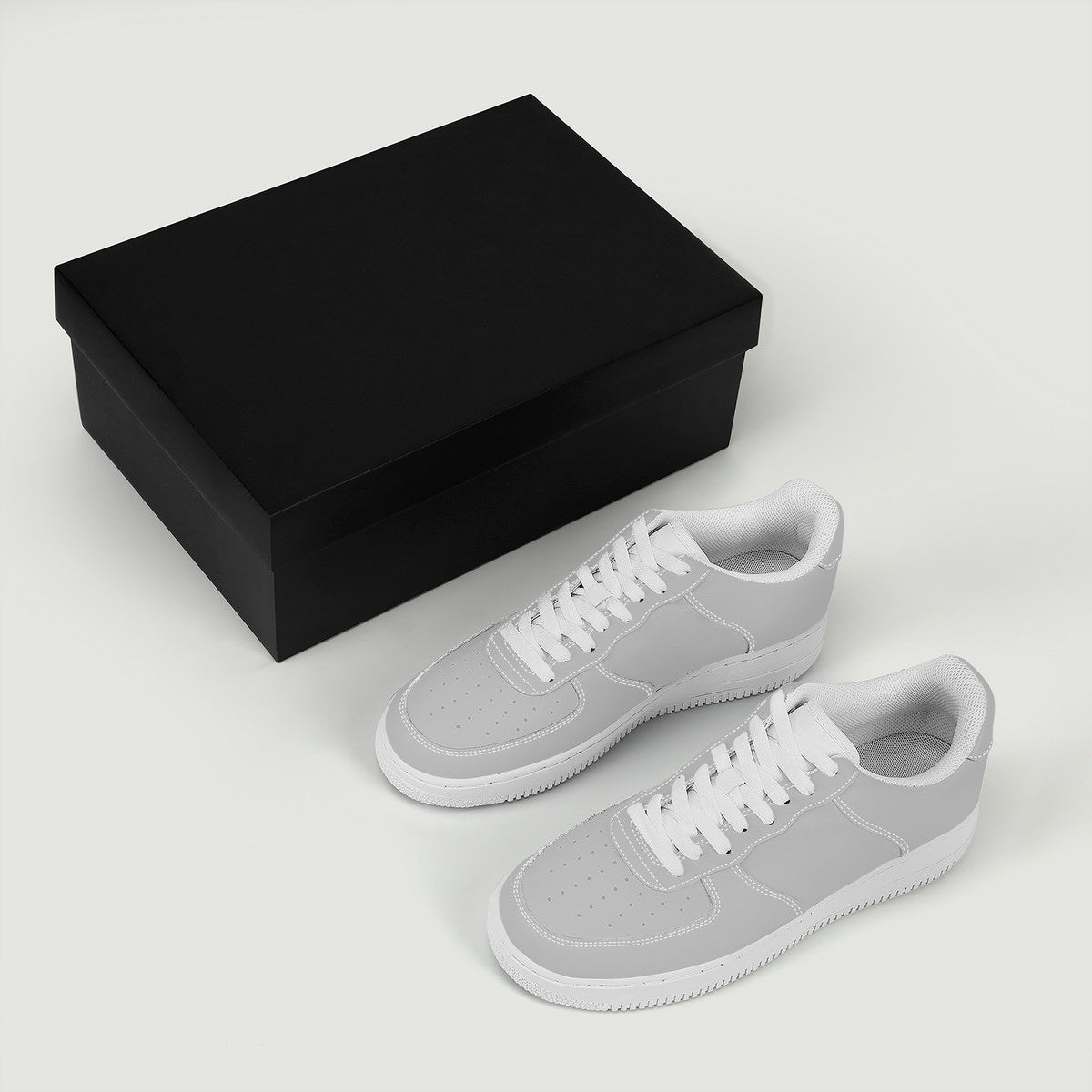 Gray Low Top Unisex Sneaker