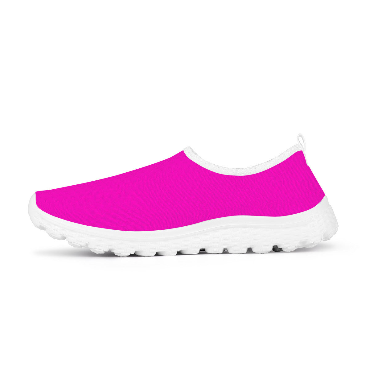 Hot Pink Women's Mesh Running Shoes